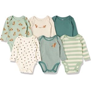Amazon essential newborn 5 bodysuit long sleeve